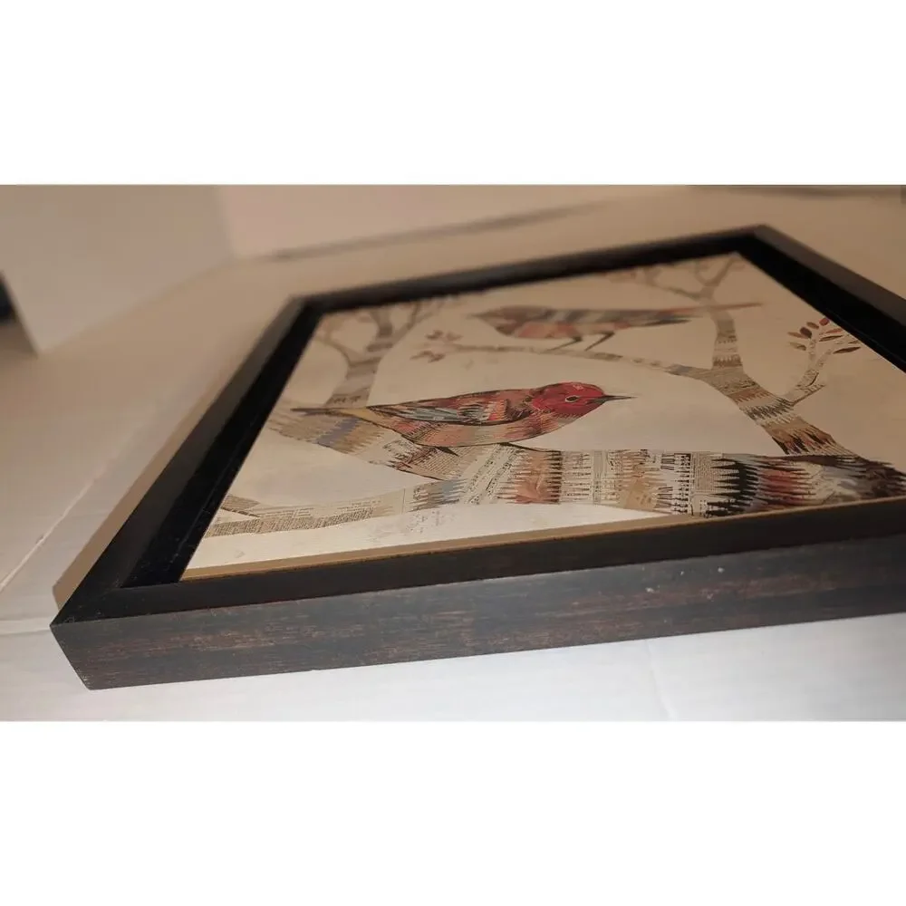 The Warblers & Warblers II by Dolan Geiman Wall Art Printed on Wooden Frame